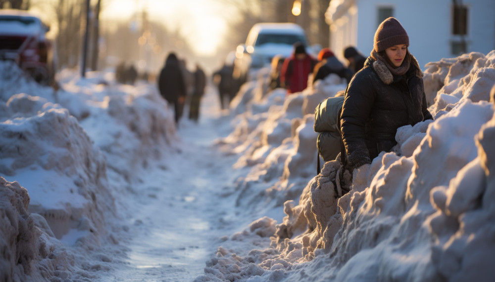 What might you need in the middle of winter weather?